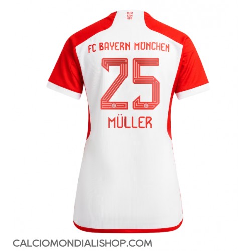 Maglie da calcio Bayern Munich Thomas Muller #25 Prima Maglia Femminile 2023-24 Manica Corta